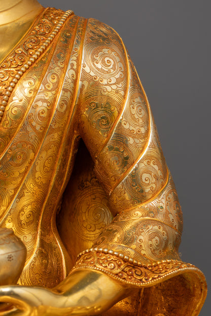 Beautiful Shakyamuni Buddha Statue | Traditional Nepalese Handmade