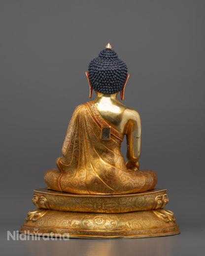 Beautiful Shakyamuni Buddha Statue | Traditional Nepalese Handmade
