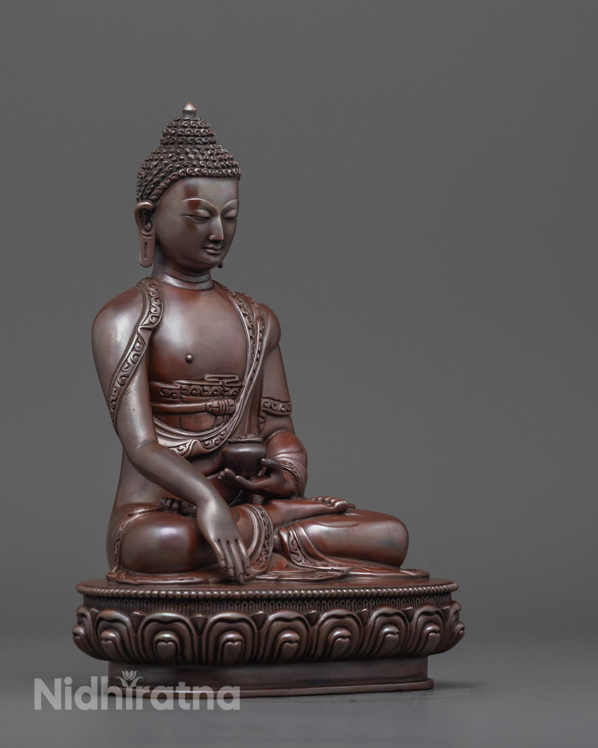 Hand-Carved Buddha Statue | Authentic Nepalese Buddhist Art