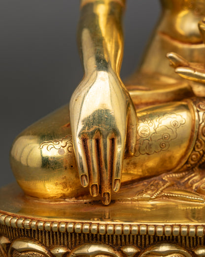 Golden Buddha Statue | Spiritual Art & Meditation Decor