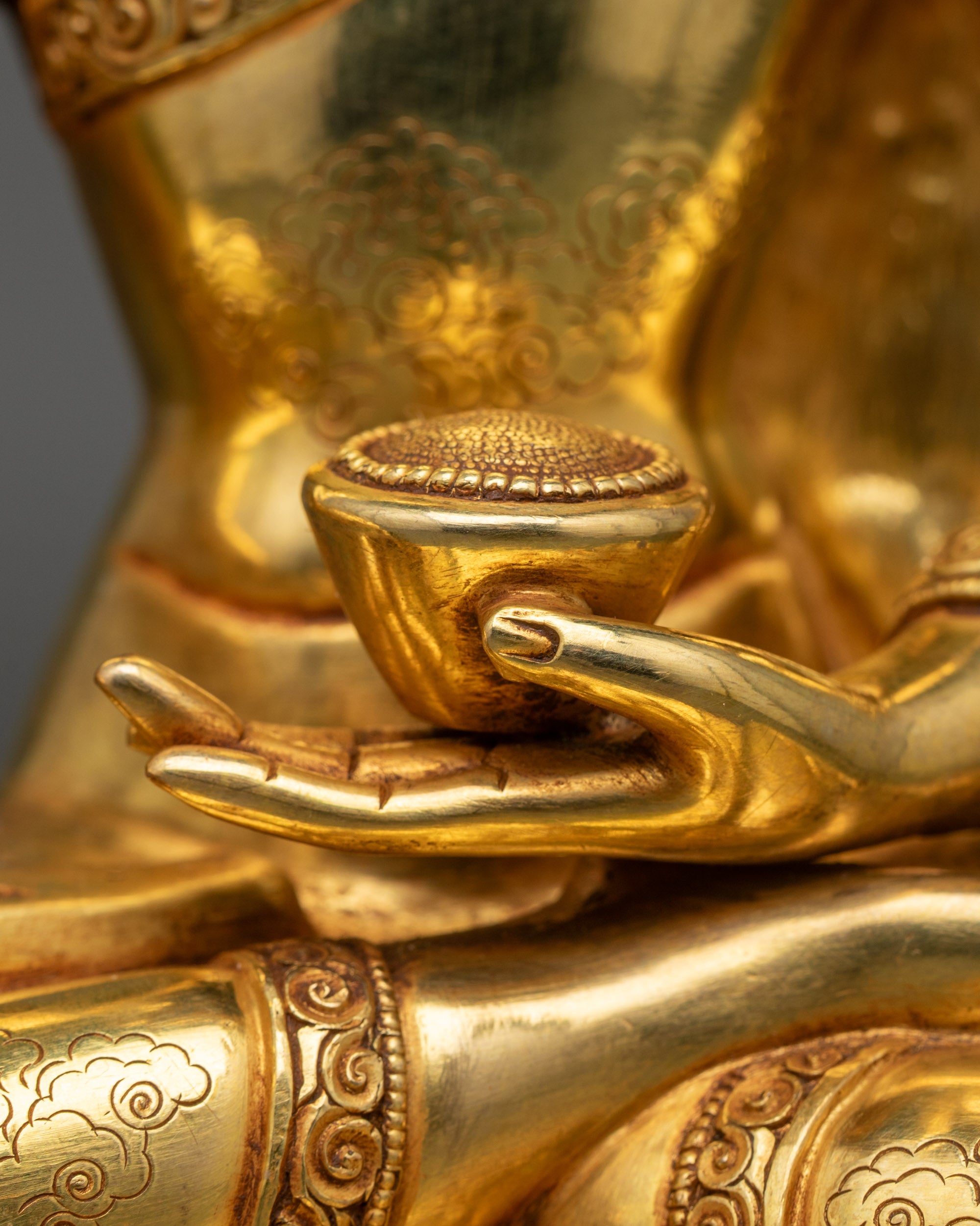 Golden Buddha Statue | Spiritual Art & Meditation Decor