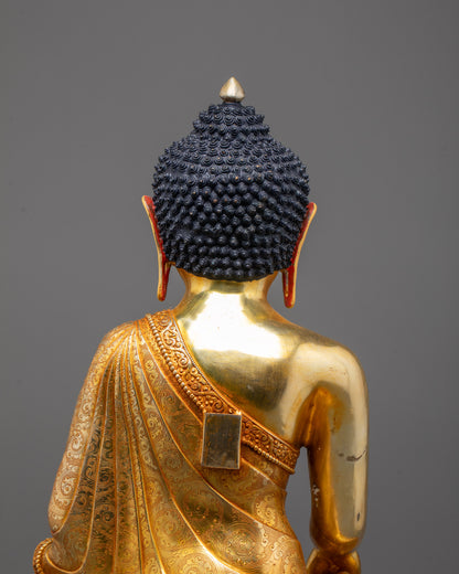 Beautiful Shakyamuni Buddha Statue | Traditional Nepalese Handmade