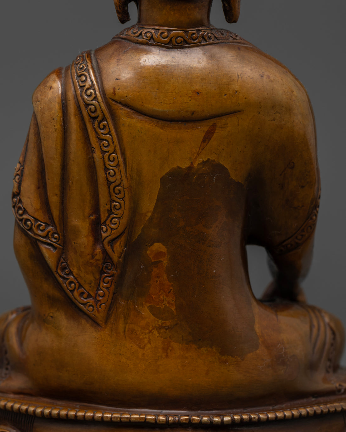 Oxidized Shakyamuni Buddha Statue | Mindfulness and Meditation