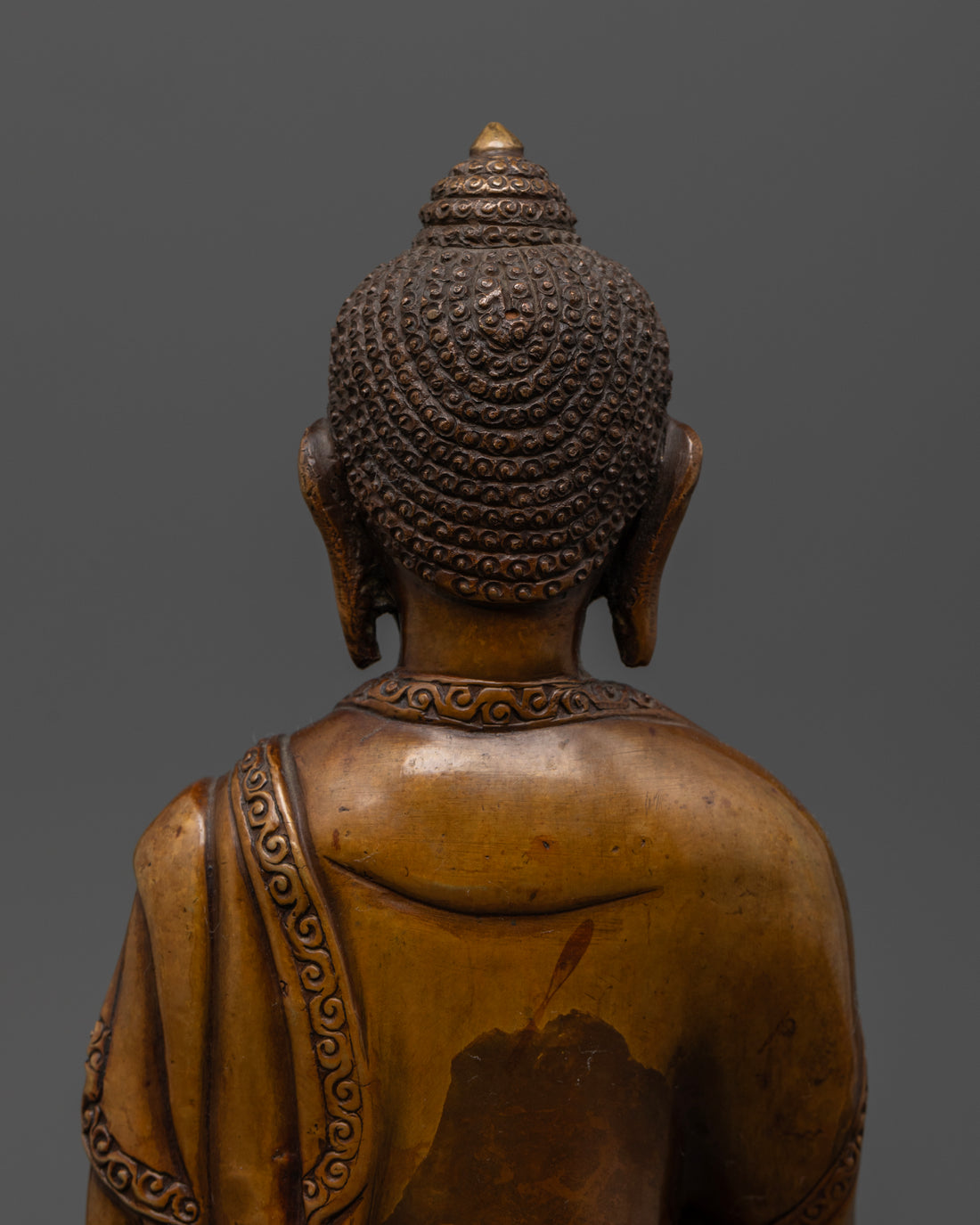 Oxidized Shakyamuni Buddha Statue | Mindfulness and Meditation