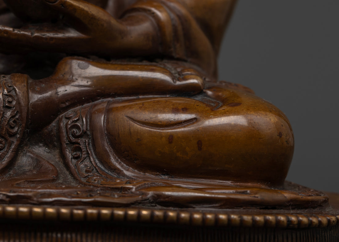 Oxidized Shakyamuni Buddha Statue | Mindfulness and Meditation