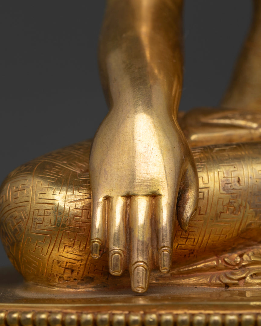 Shakyamuni Buddha Statue | Handmade Buddhist Sculpture