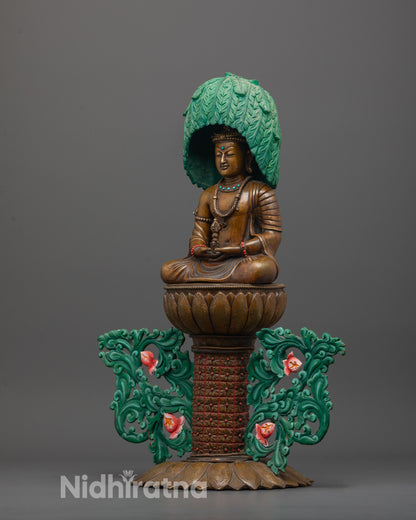 Japanese Mitrugpa Statue | A Testament to Sacred Craftsmanship