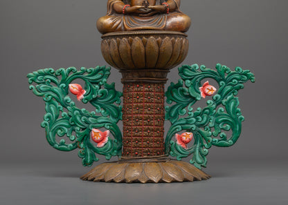 Japanese Mitrugpa Statue | A Testament to Sacred Craftsmanship