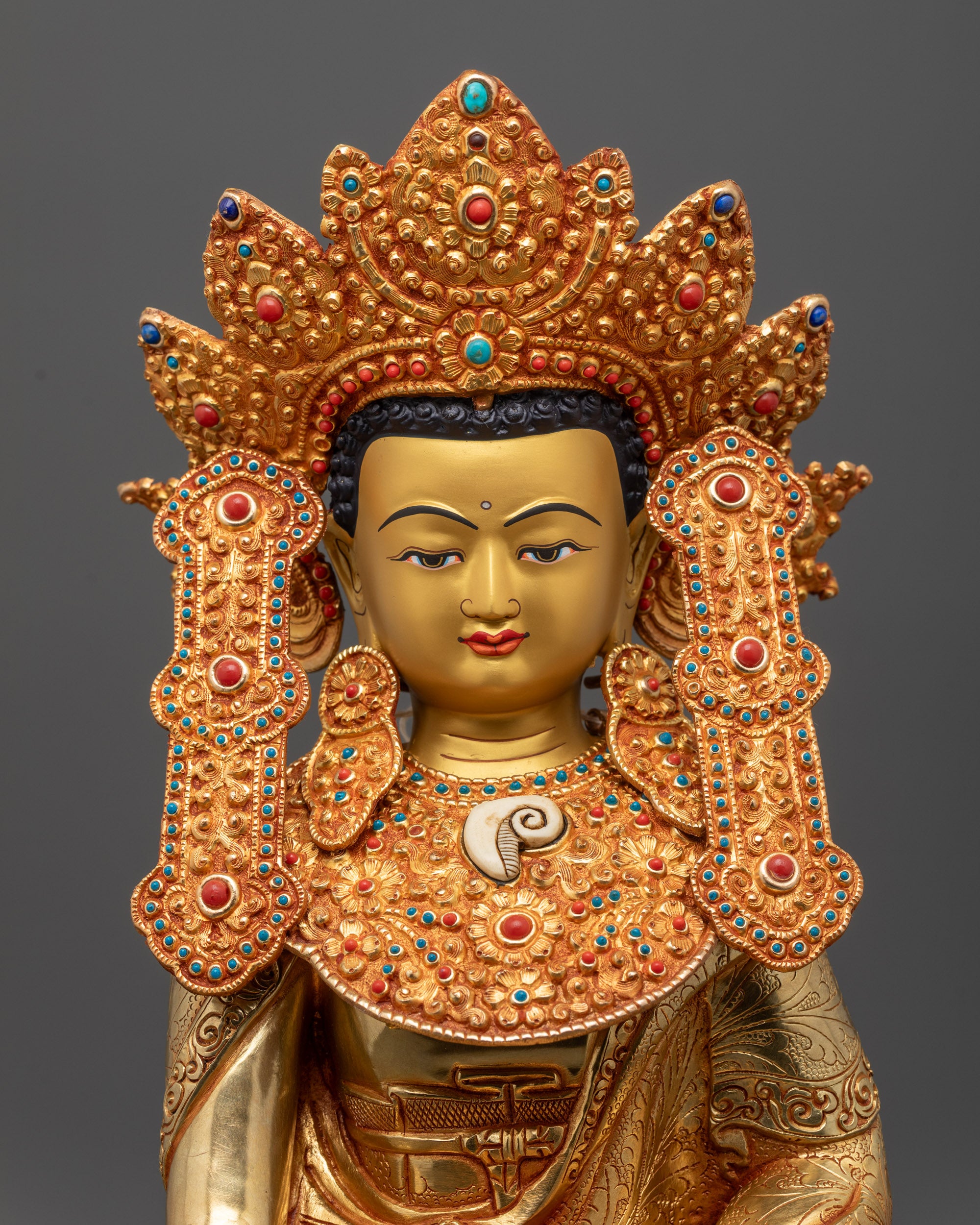 Majestic Jowo Shakyamuni Buddha Statue | Nepalese Buddhist Art