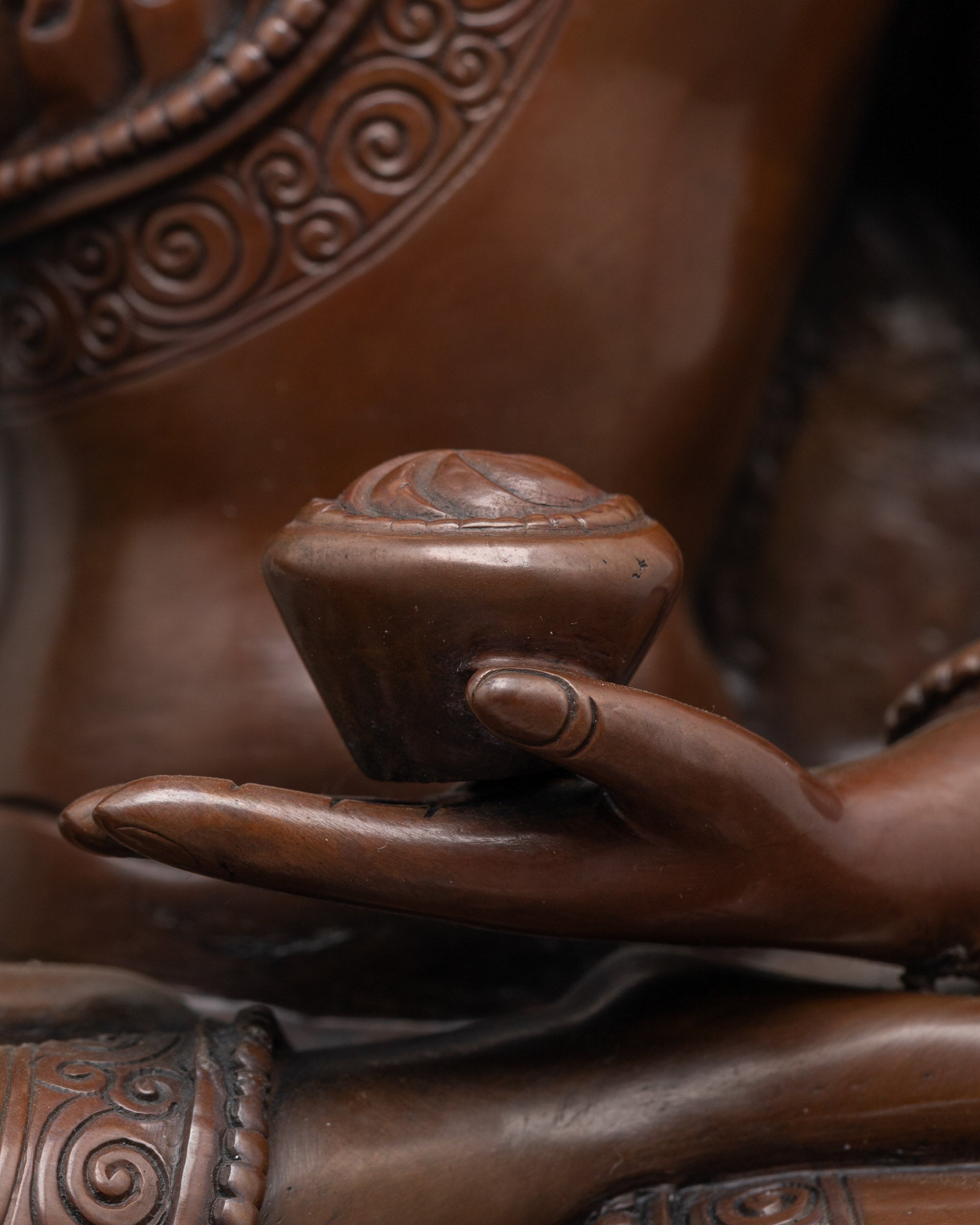 Oxidized Gautama Buddha Statue | Nepalese Buddhist Spiritual Statue