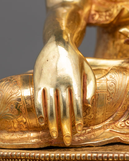 Nepalese Shakyamuni Buddha Statue | Tibetan Style Buddhist