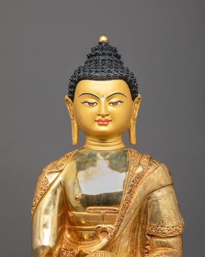 Nepalese Shakyamuni Buddha Statue | Tibetan Style Buddhist