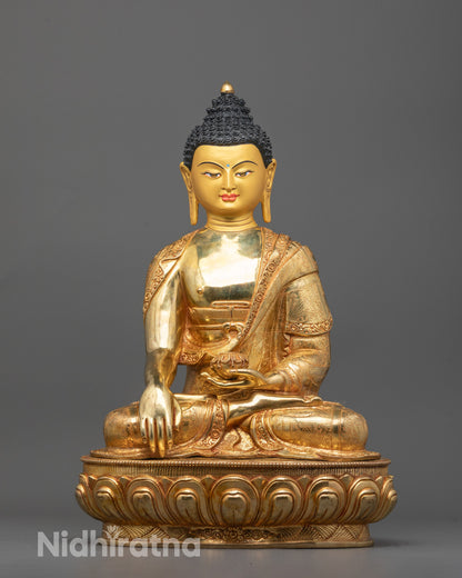 Nepalese Shakyamuni Buddha Statue | Tibetan Style Buddhist