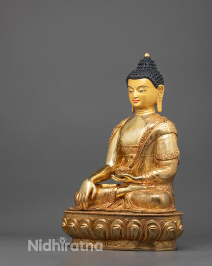 Nepalese Shakyamuni Buddha Statue | Tibetan Style Buddhist
