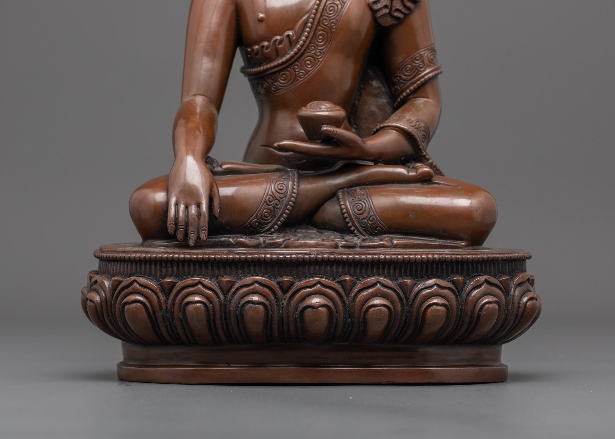 Oxidized Gautama Buddha Statue | Nepalese Buddhist Spiritual Statue