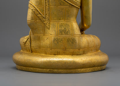 Shakyamuni Buddha Statue | Handcrafted Tibetan Buddhist Sculpture