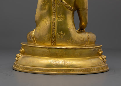 Shakyamuni Buddha Statue | Premium Nepalese Copper