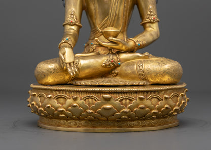 Sacred Ratnasambhava Buddha | Traditional Tibetan Meditation