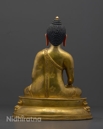 Shakyamuni Buddha Statue | Premium Nepalese Copper