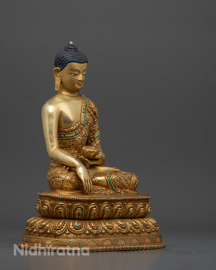 Tibetan Shakyamuni Buddha Statue | Buddhist Art for Meditation