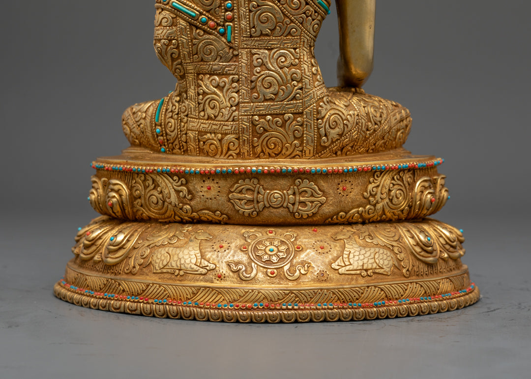 Tibetan Shakyamuni Buddha Statue | Buddhist Art for Meditation