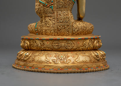 Tibetan Shakyamuni Buddha Statue | Buddhist Art for Meditation