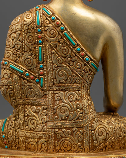Tibetan Shakyamuni Buddha Statue | Buddhist Art for Meditation