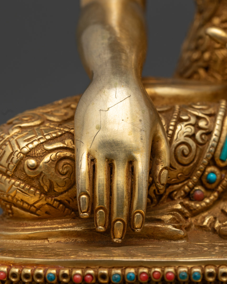 Tibetan Shakyamuni Buddha Statue | Buddhist Art for Meditation