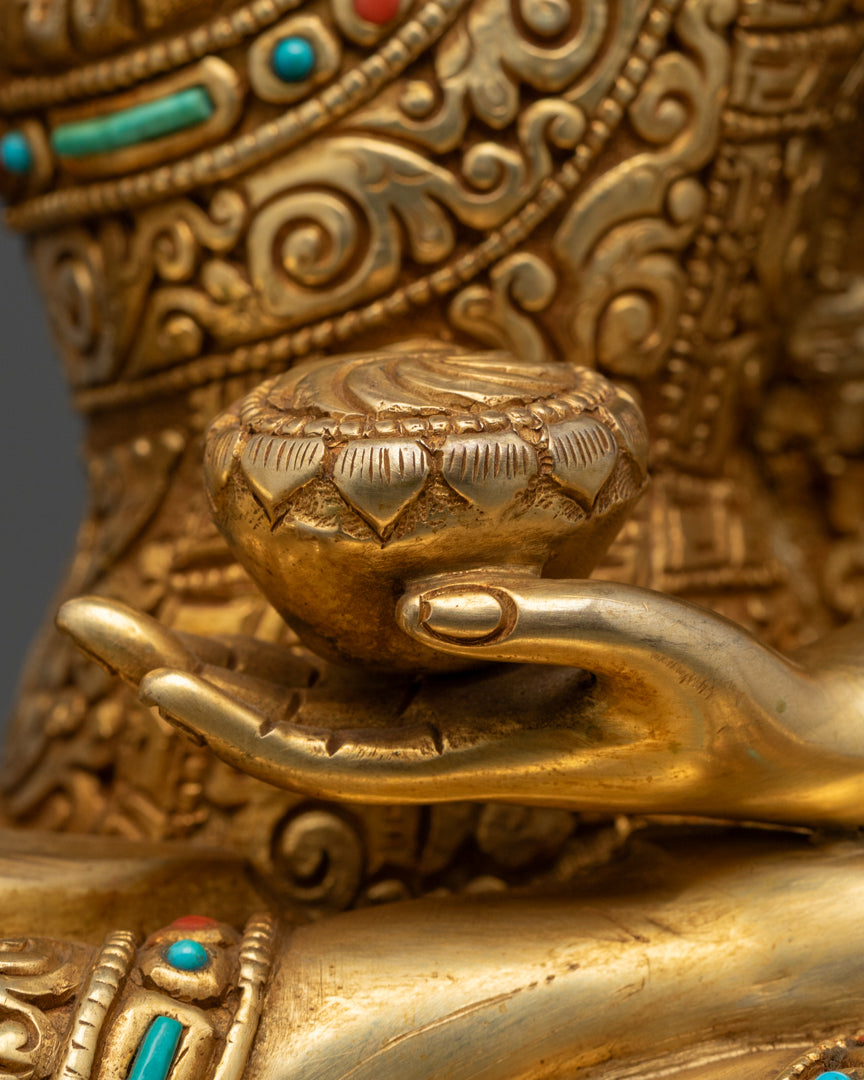 Tibetan Shakyamuni Buddha Statue | Buddhist Art for Meditation