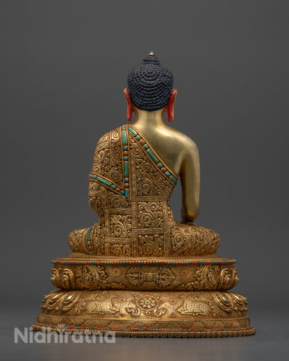 Tibetan Shakyamuni Buddha Statue | Buddhist Art for Meditation