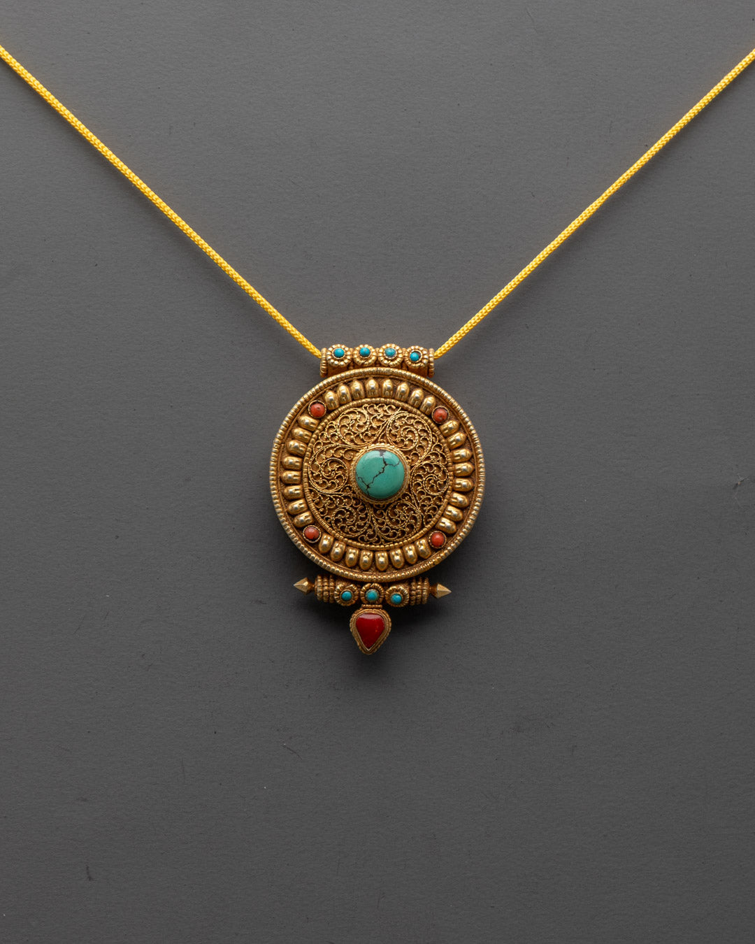 Buddhist Ghau Necklace | Sacred Himalayan Prayer Locket