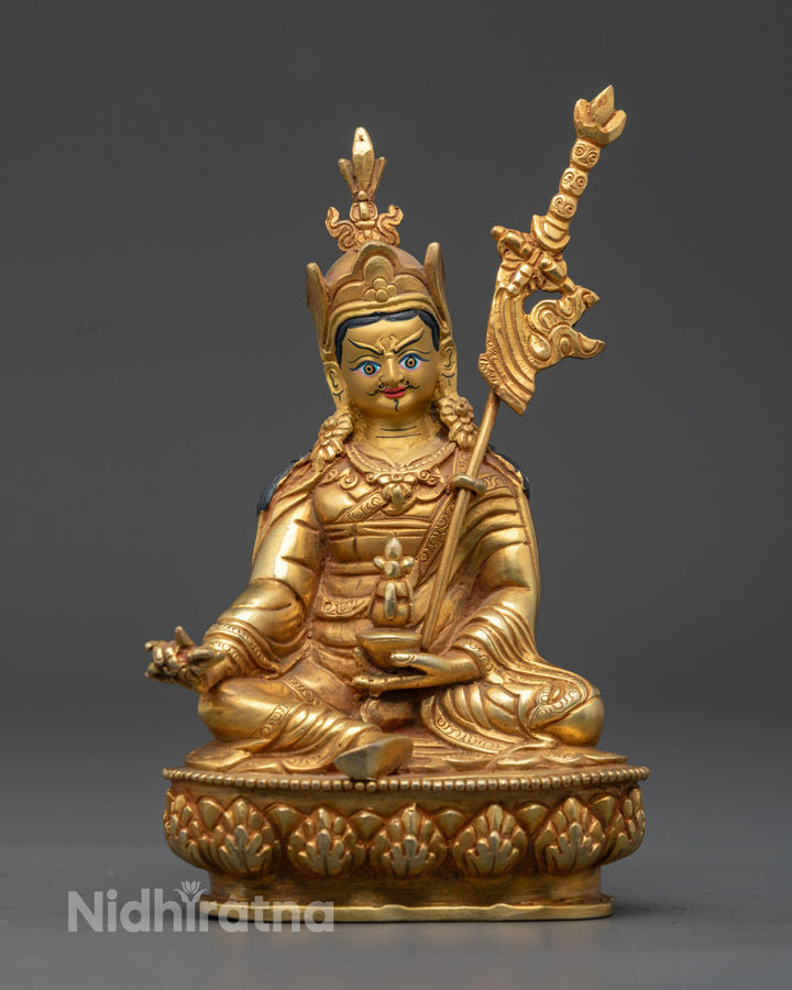 Guru Rinpoche Statue | Sacred Tibetan Buddhist Idol