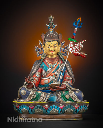 Buddhist Guru Rinpoche Statue | Himalayan Sacred Art