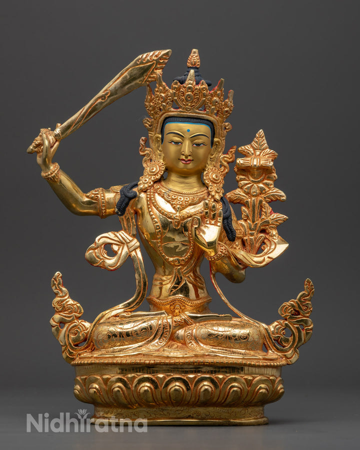 Manjushri Statue | Beautifully Crafted Symbol of Supreme Wisdom in Buddhism