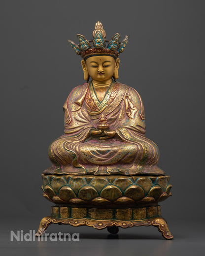 Nepalese Made Sacred Buddhist Master Statue