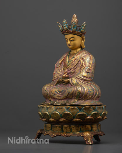 Nepalese Made Sacred Buddhist Master Statue