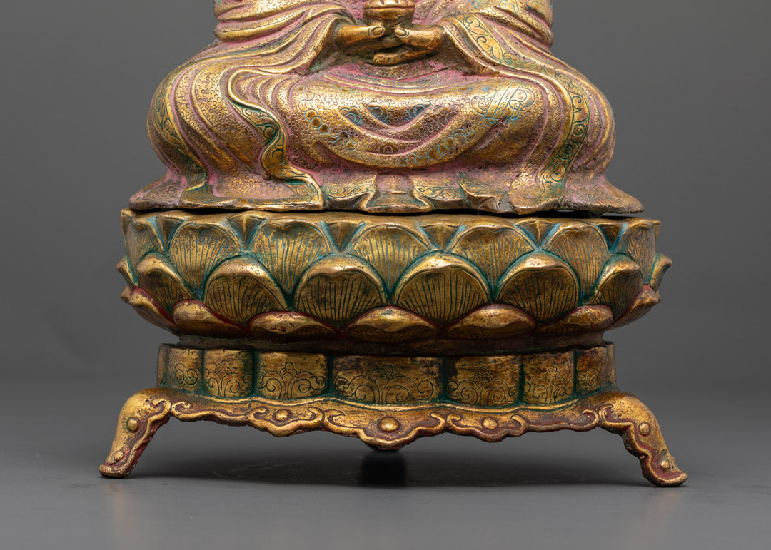 Nepalese Made Sacred Buddhist Master Statue