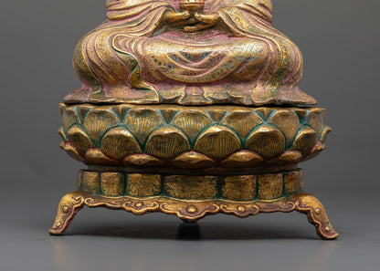 Nepalese Made Sacred Buddhist Master Statue