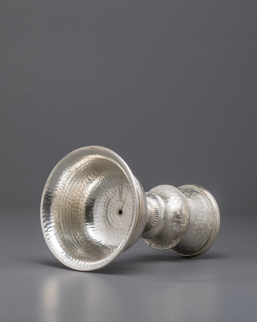 Silver-Plated Double Butter Lamp