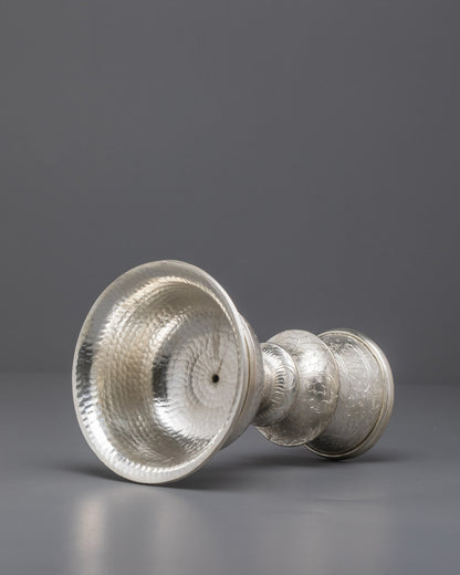 Silver-Plated Double Butter Lamp