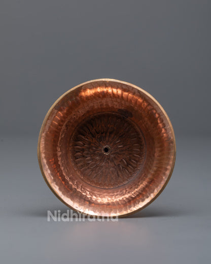 Handmade Copper Butter Lamp
