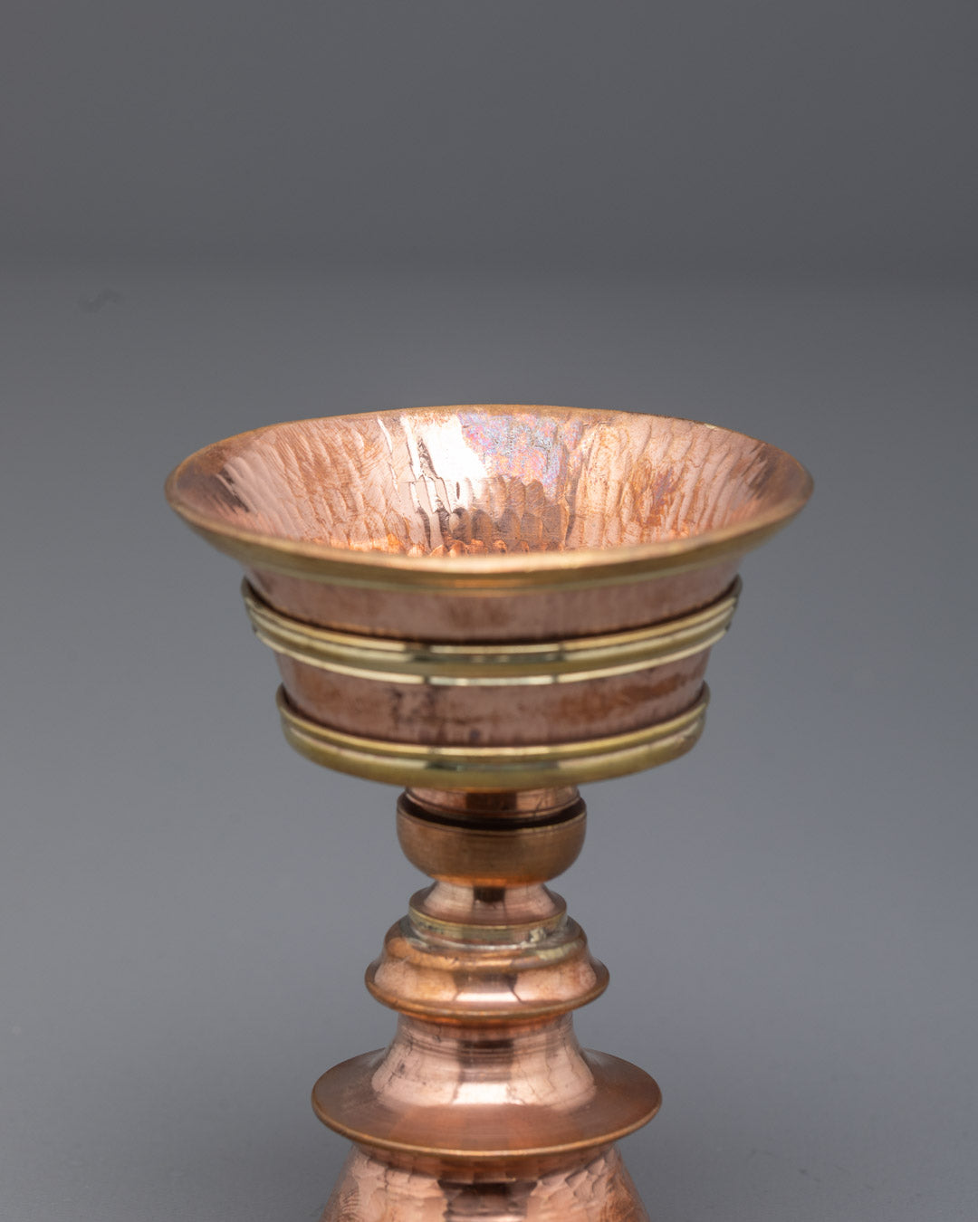 Handmade Copper Butter Lamp