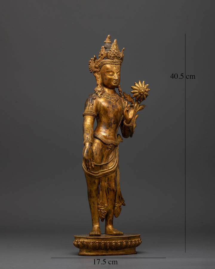 Timeless Beauty of Standing Chenrezig Altar