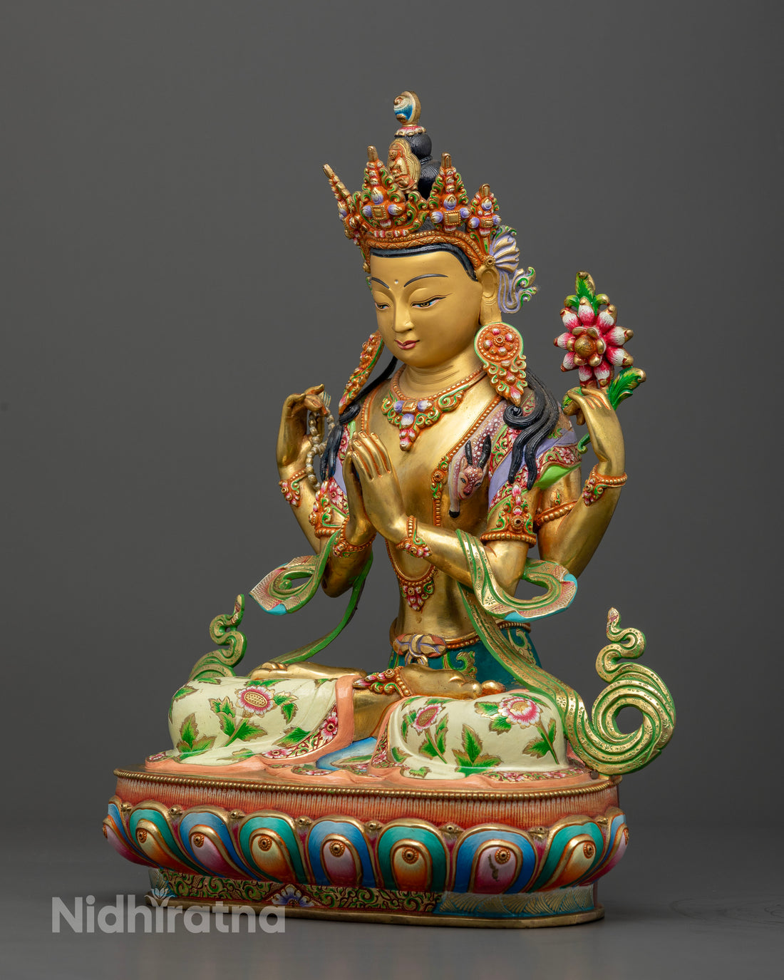 Fostering Compassion: The Chenrezig Buddha Statue for Your Altar