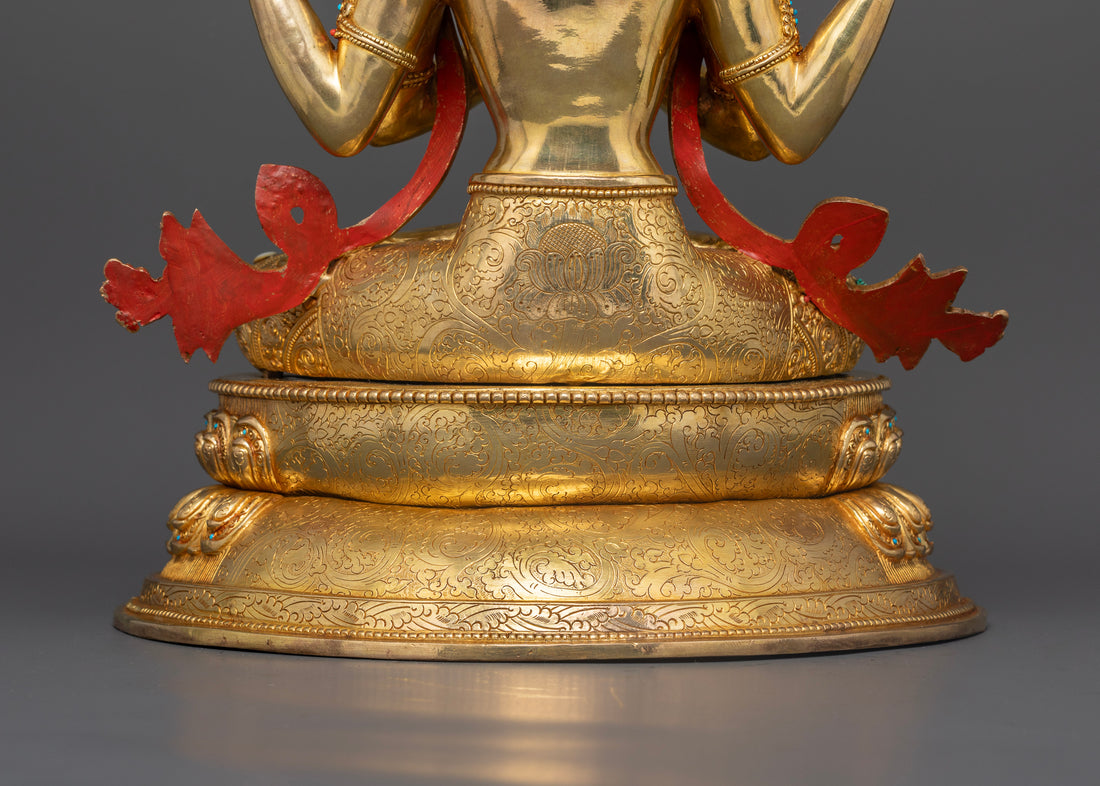 Four-Armed Chenrezig: The Bodhisattva of Compassion in Tibetan Buddhism