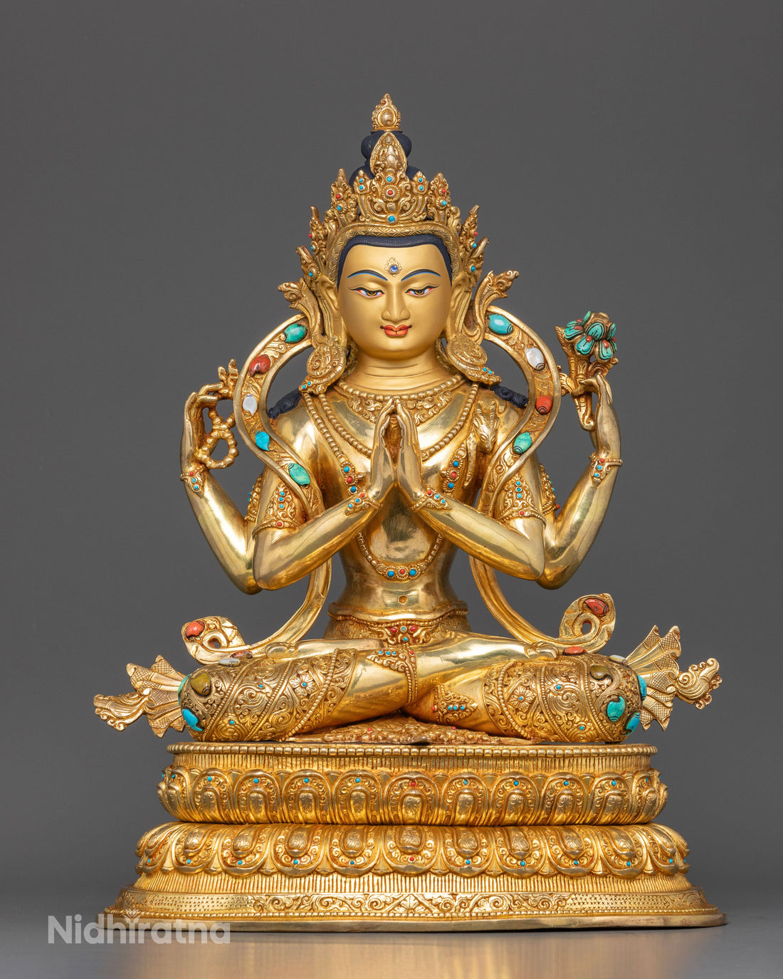 Four-Armed Chenrezig: The Bodhisattva of Compassion in Tibetan Buddhism