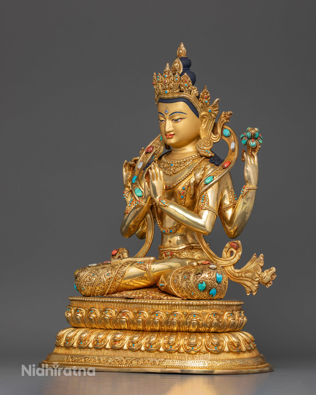 Four-Armed Chenrezig: The Bodhisattva of Compassion in Tibetan Buddhism