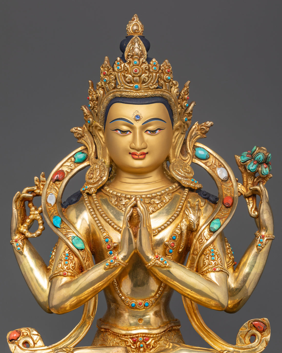 Four-Armed Chenrezig: The Bodhisattva of Compassion in Tibetan Buddhism