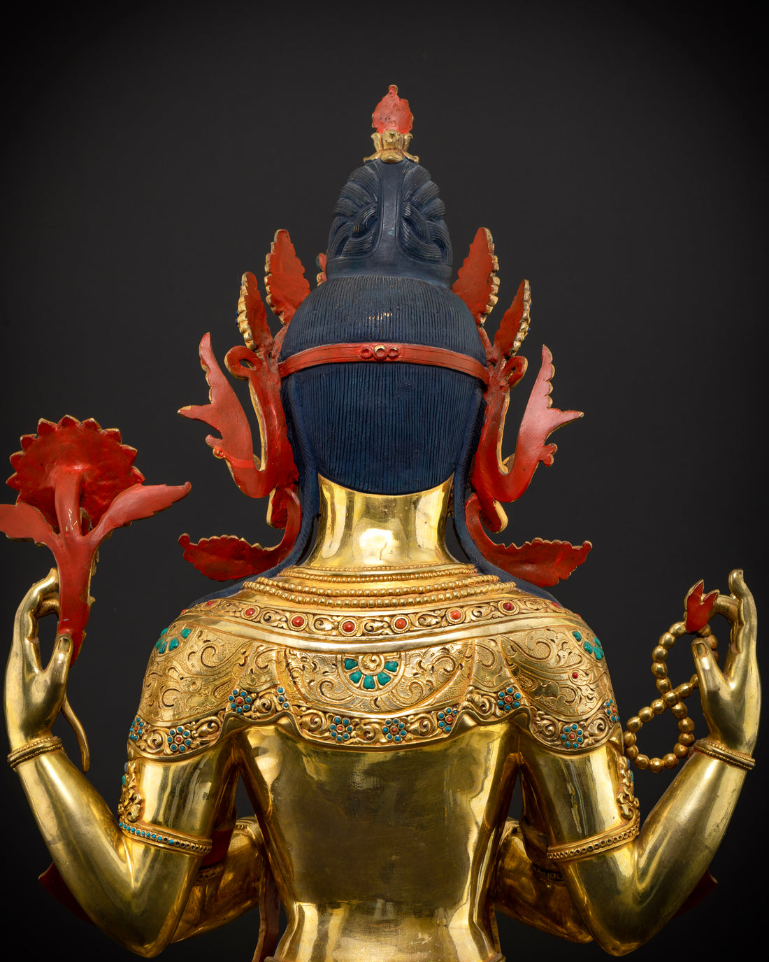 Marvelous 25.6 Inch Chenrezig Statue – Handcrafted Masterpiece for Your Altar