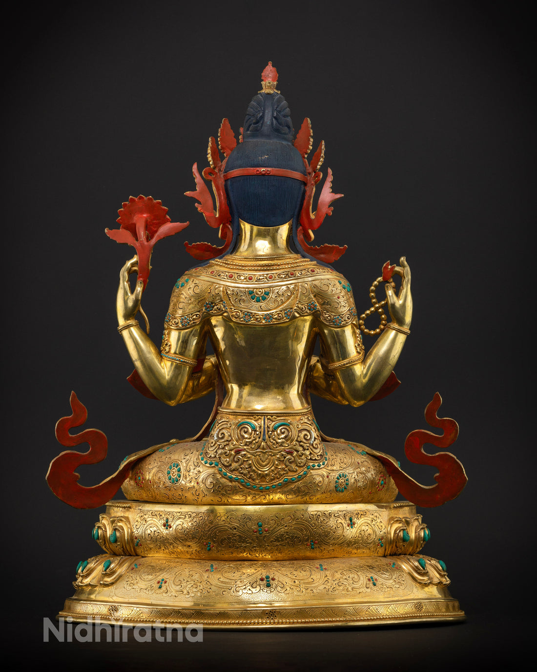 Marvelous 25.6 Inch Chenrezig Statue – Handcrafted Masterpiece for Your Altar